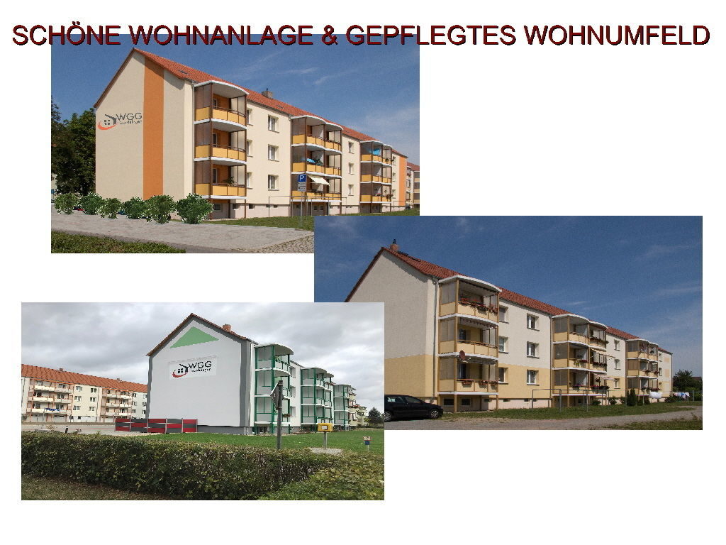 Wohnanlagen der WGG Gardelegen mit Balkonen